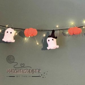Halloweengirlande – Häkelanleitung
